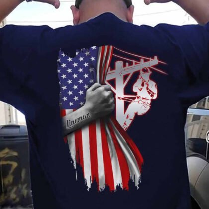 Lineman Flag Reveal Apparel - USA Pride